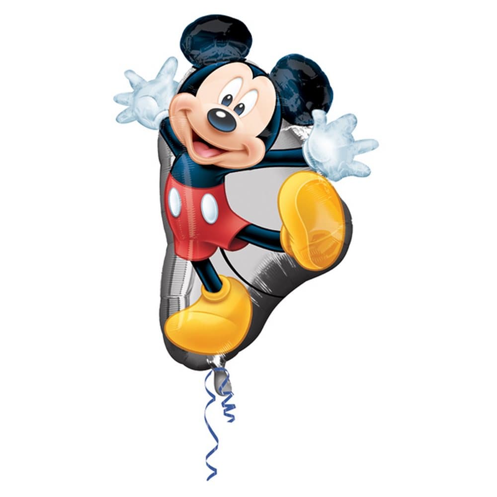 Amscan Supershape Disney Mickey Mouse Shaped Foil Party Balloon