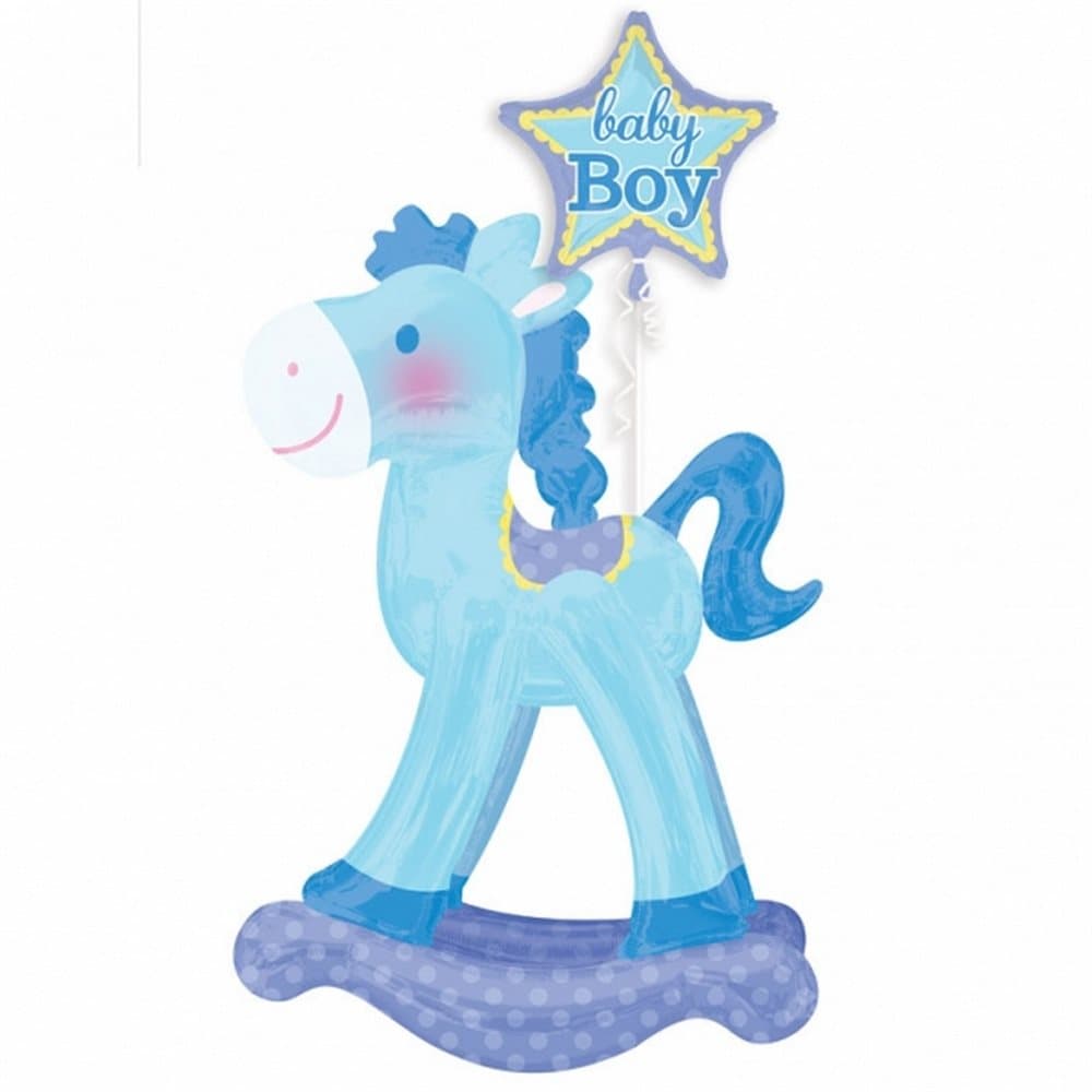 Amscan Airwalkers Baby Boy/Baby Girl Rocking Horse Balloon