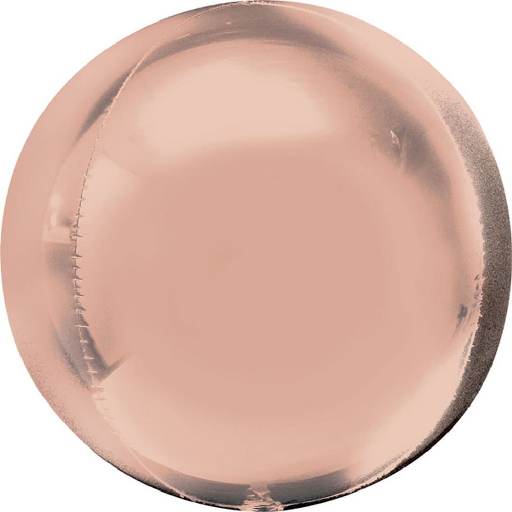 Anagram Supershape Orbz Rose Gold Balloon