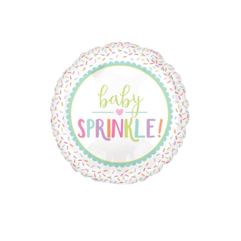 Anagram 18 Inch Baby Sprinkle Foil Balloon