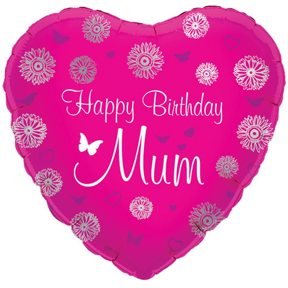 Oaktree 18 Inch Happy Birthday Mum Balloon