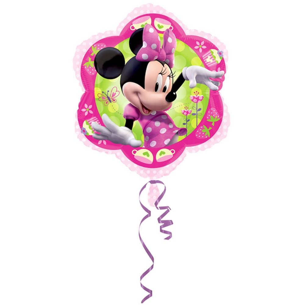 Amscan 18 Inch Disney Minnie Mouse Flower Shaped Foil Balloon