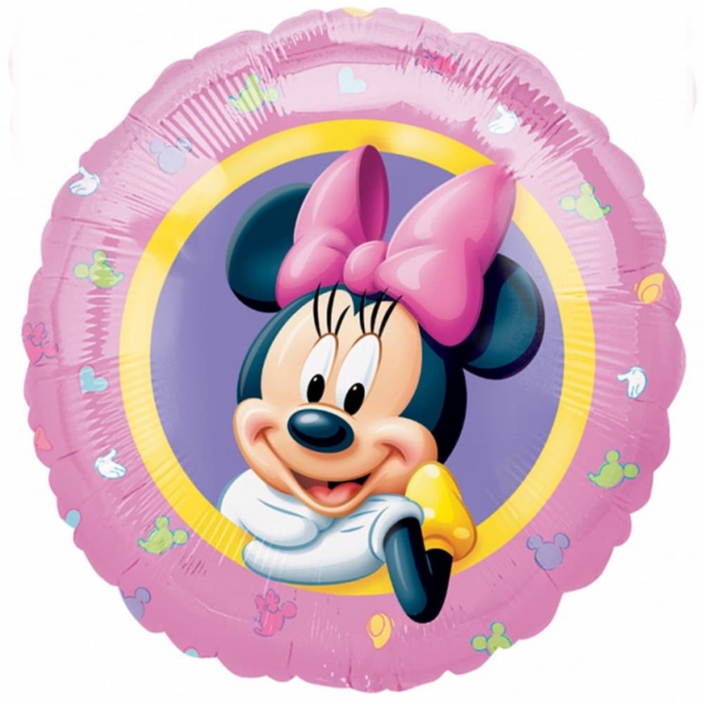 Amscan 18 Inch Disney Minnie Mouse Circular Foil Balloon