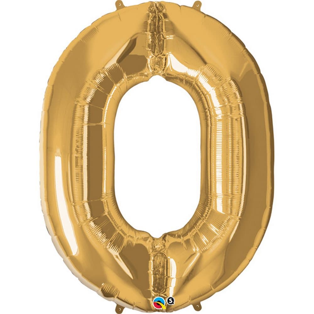 Qualatex 34 Inch Metallic Number Balloons