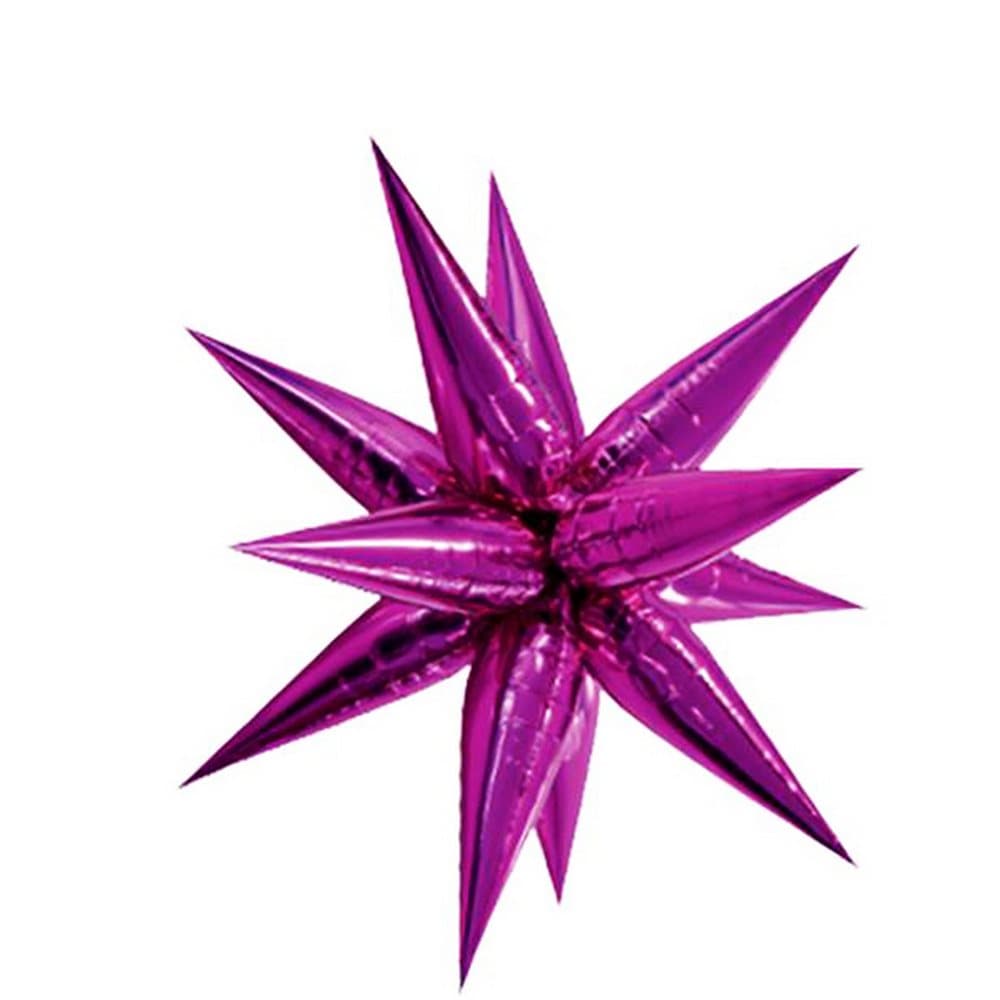 Unique Party 70cm Supershape Pink Starburst Balloon