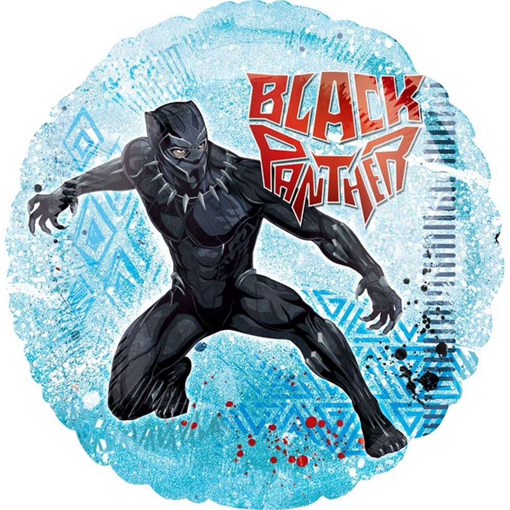 Anagram Marvel Black Panther Round Foil Balloon