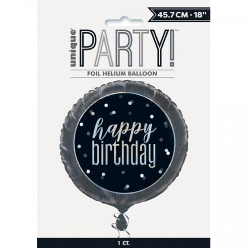 Unique Party Glitz Prismatic Happy Birthday Foil Balloon