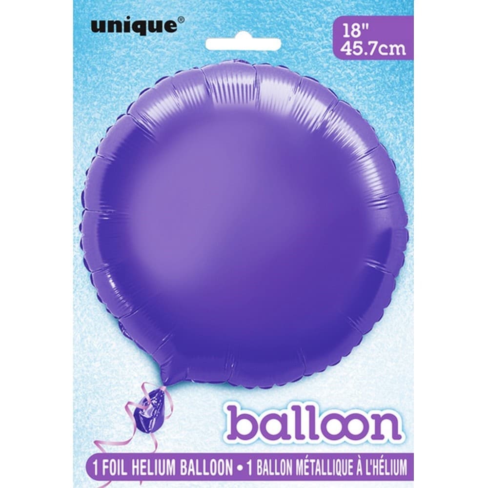 Unique Party Round Foil Balloon (Pack Of 5)