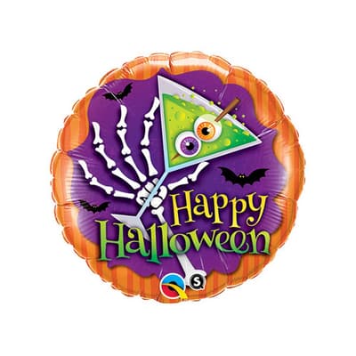 Qualatex 18 Inch Halloween Scary Drink Foil Balloon