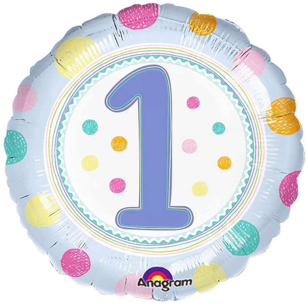 Anagram 18 Inch SpotOn Age Circle Foil Balloon