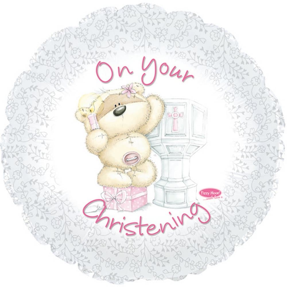 Creative Party Fizzy Moon On Your Christening Foil Balloon