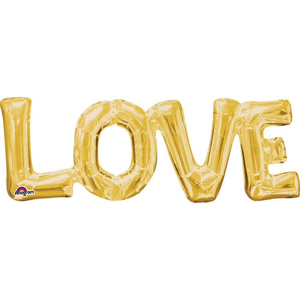 Anagram Love Supershape Air Filled Balloon
