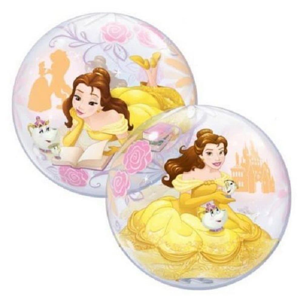 Qualatex Disney Princess Belle Single Bubble Balloon