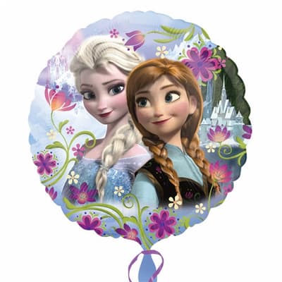 Disney Frozen Anagram 18 Inch Circle Anna And Elsa Foil Balloon