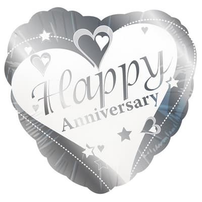 Creative Party 18 Inch Happy Anniversary Foil Balloon