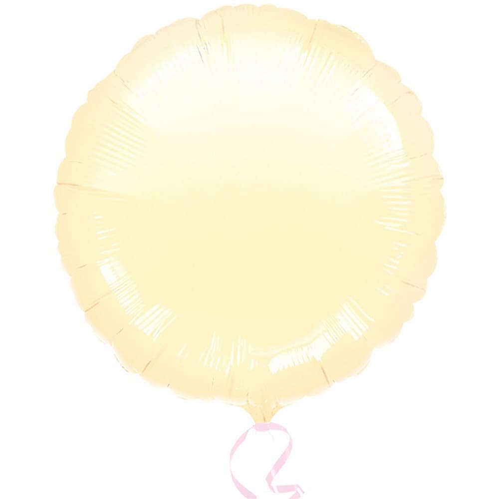 Amscan 18 Inch Plain Circular Foil Balloon