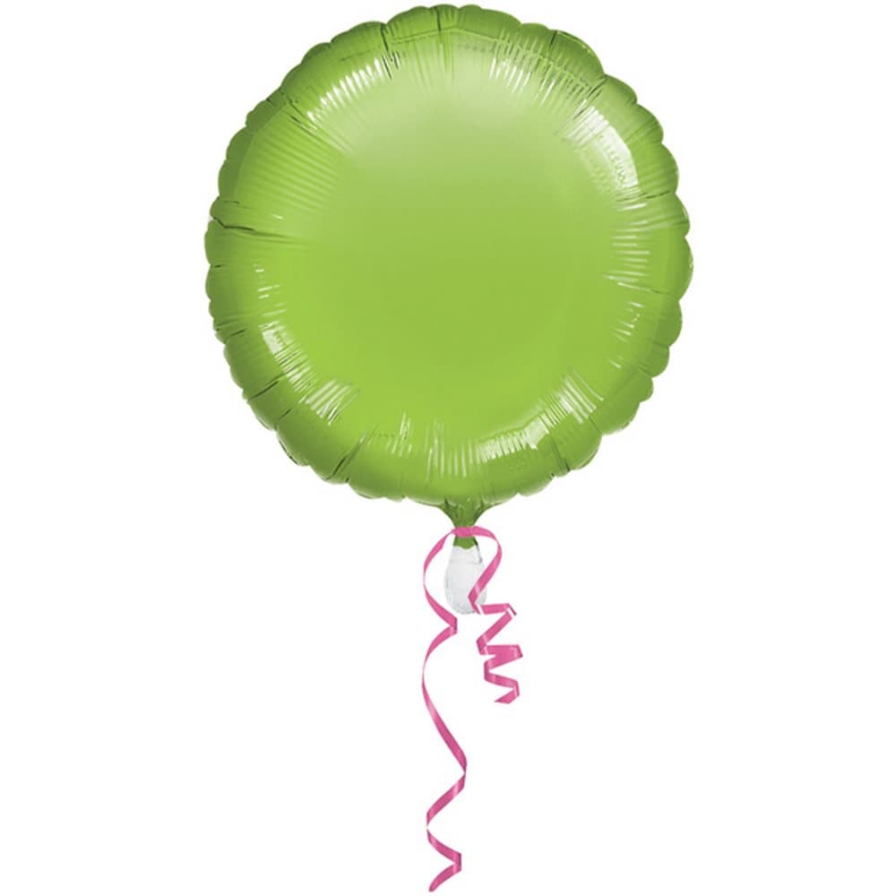 Amscan 18 Inch Plain Circular Foil Balloon