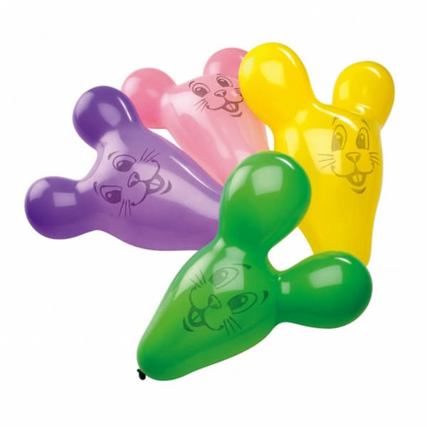 Amscan Giant Mouse Shaped Novelty Balloons (Pack Of 4)