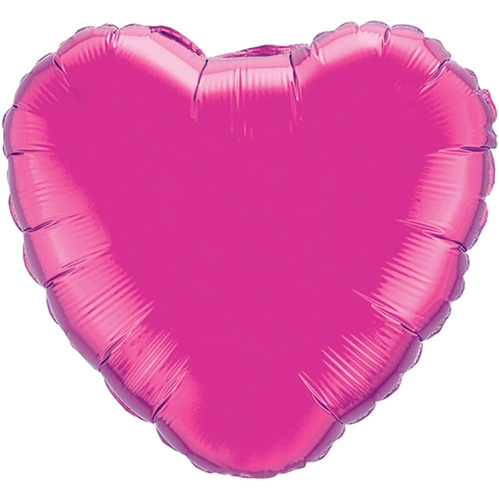 Qualatex 36 Inch Heart Shaped Plain Foil Balloon