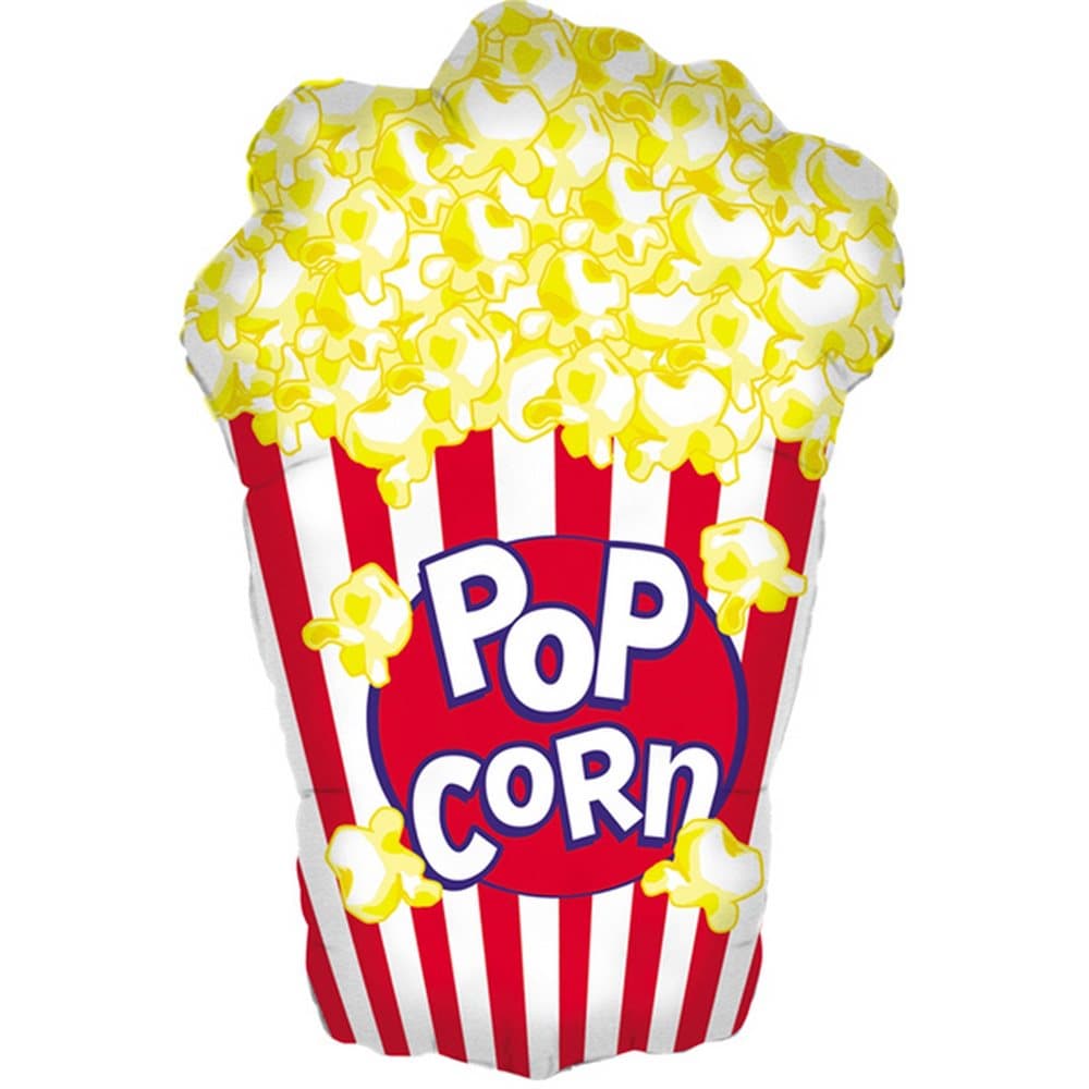 Oaktree Betallic 38 Inch Popcorn Shaped Balloon
