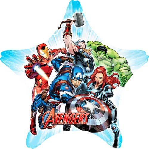 Anagram Avengers 29 Inch Jumbo Star Foil Balloon