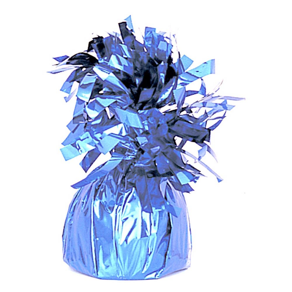 Unique Party Light Blue Foil Tassels Balloon Weight