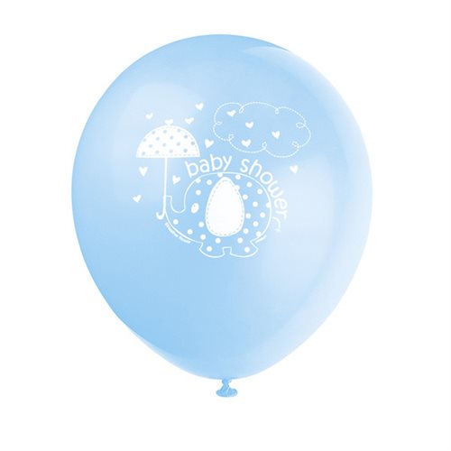 Bild av Unique Party 12 tums paraplyfanter baby showerballonger
