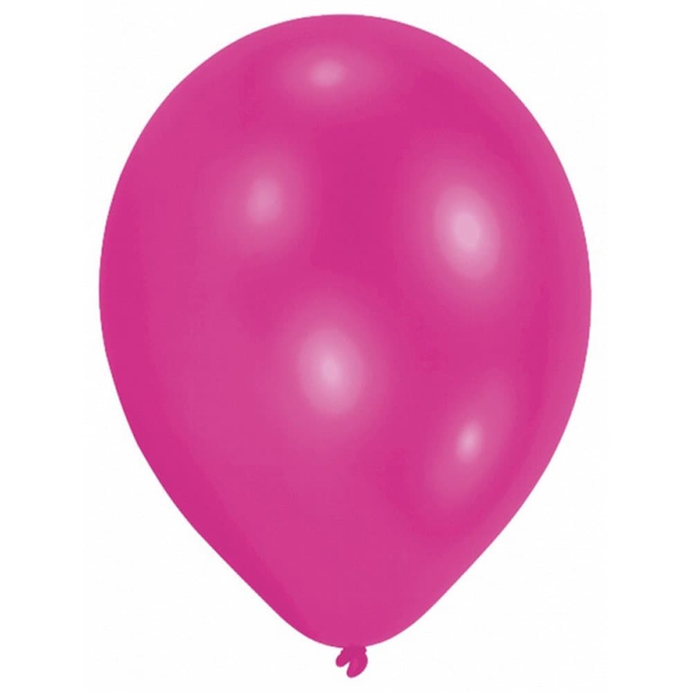 Amscan Plain Party Balloons (Pack Of 10) (10 Colours)
