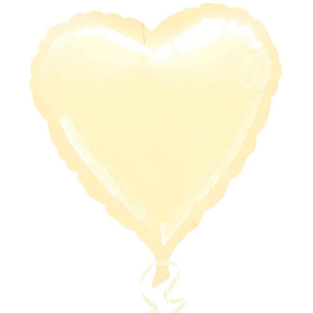 Amscan 18 Inch Plain Heart Shaped Foil Balloon