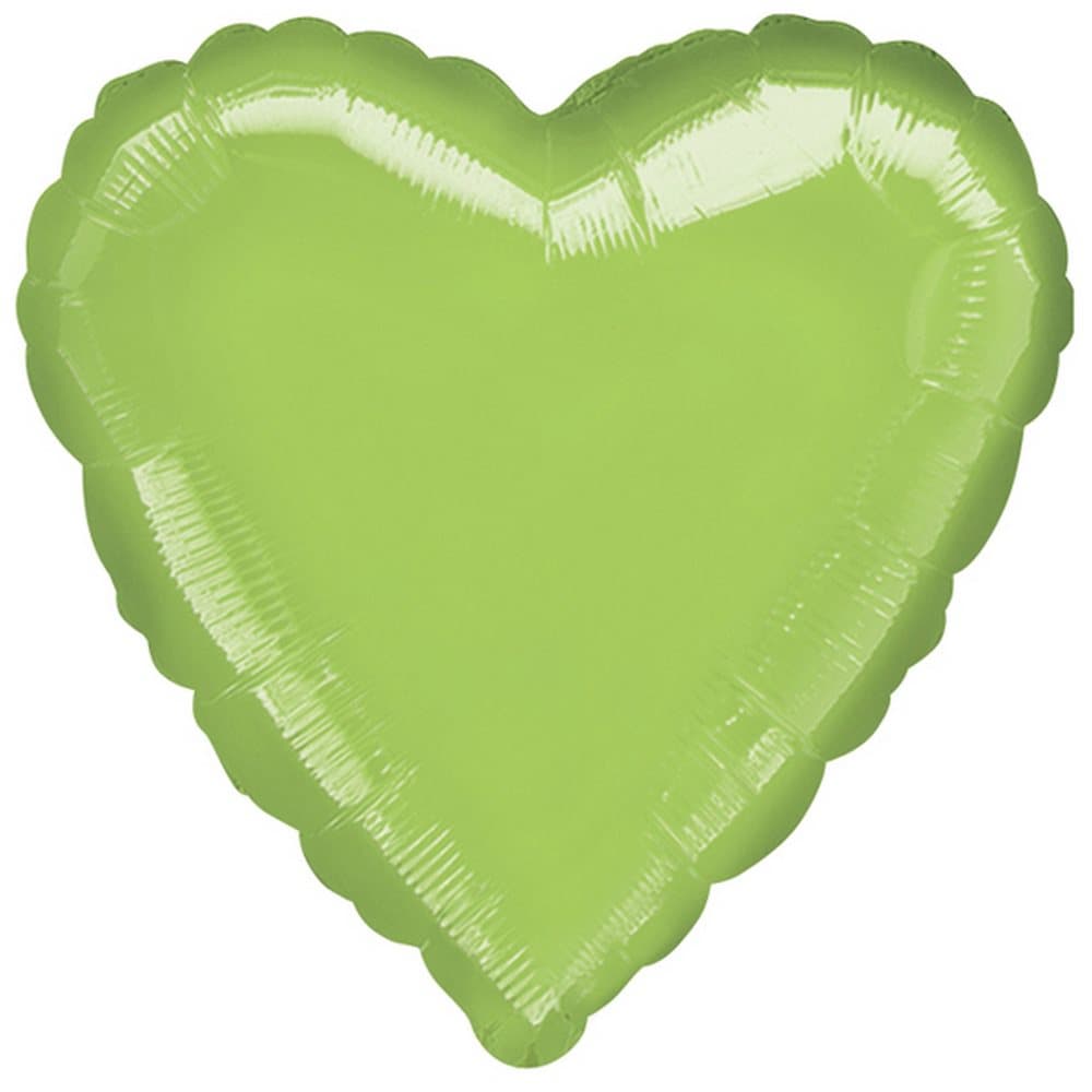 Amscan 18 Inch Plain Heart Shaped Foil Balloon