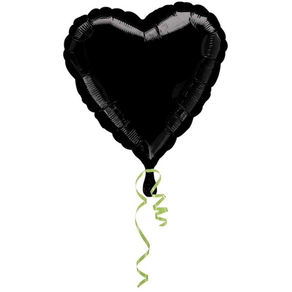 Amscan 18 Inch Plain Heart Shaped Foil Balloon