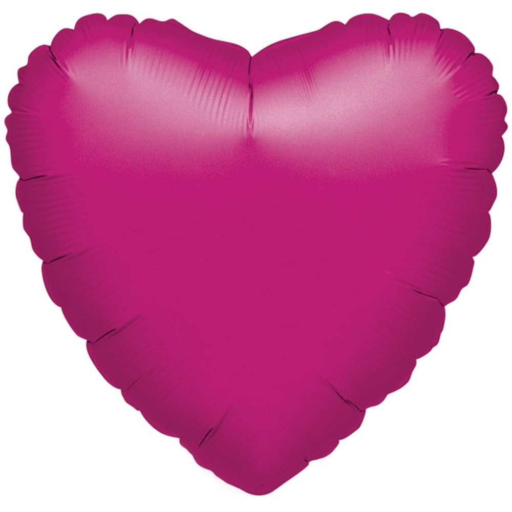Amscan 18 Inch Plain Heart Shaped Foil Balloon