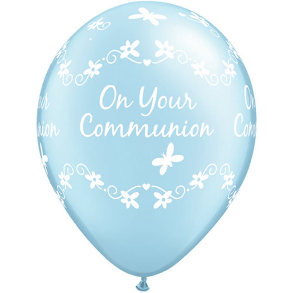 Creative Party 12 Inch Butterfly Design Communion Balloons