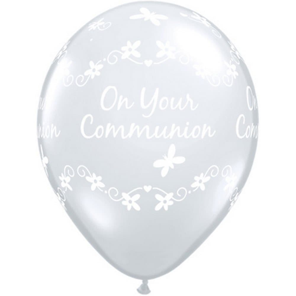Creative Party 12 Inch Butterfly Design Communion Balloons