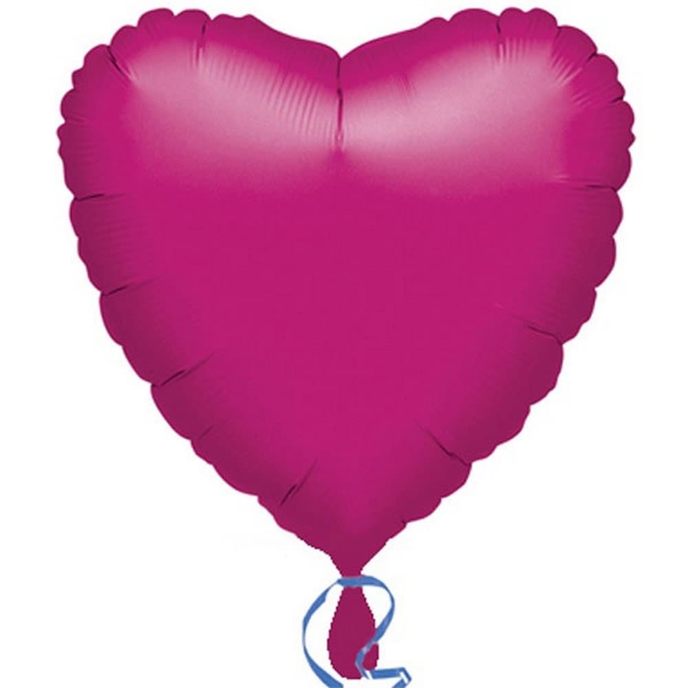Anagram 18in Heart Foil Balloon (Pack Of 10)