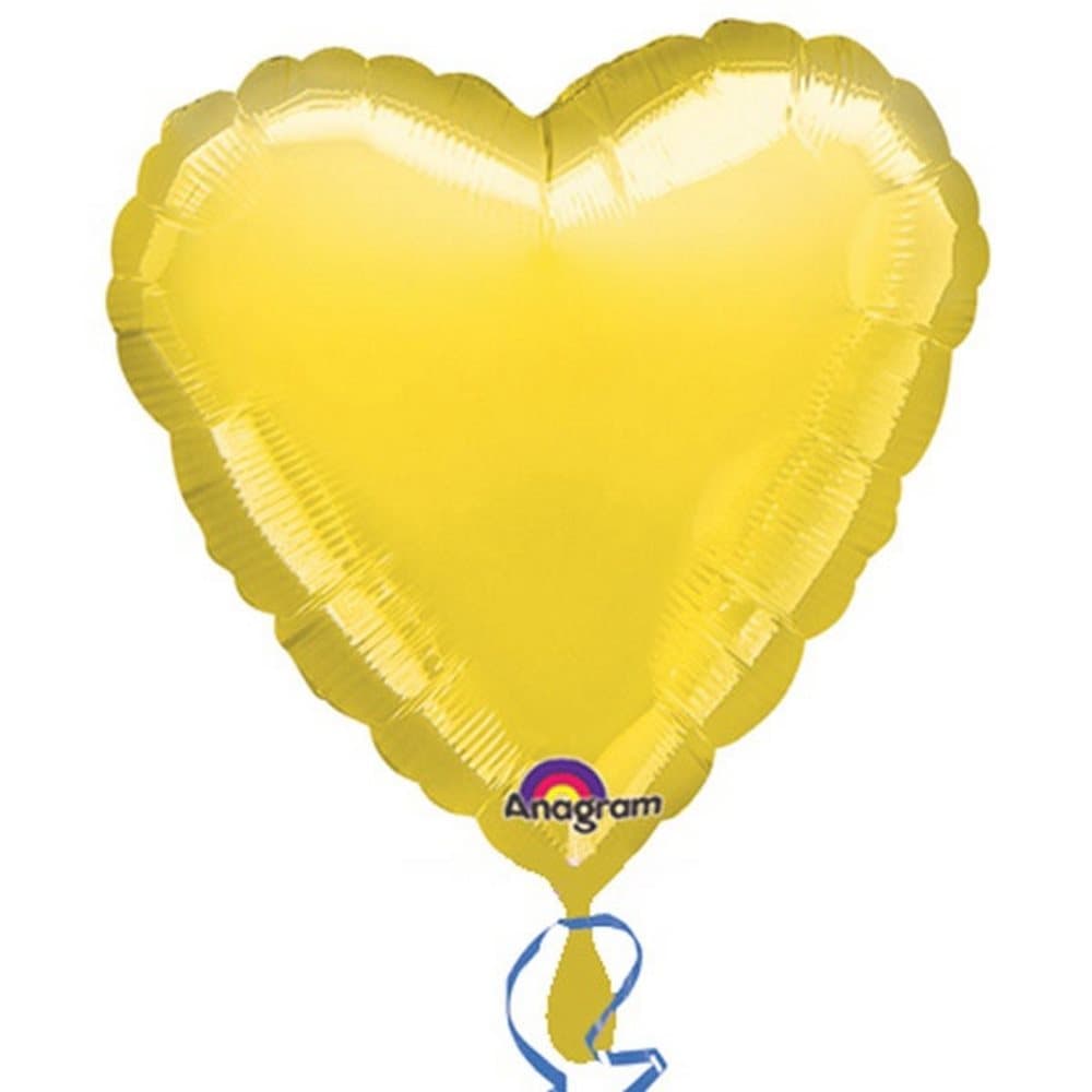 Anagram 18in Heart Foil Balloon (Pack Of 10)