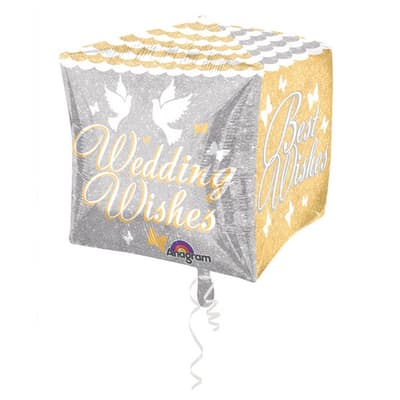 Amscan Wedding Wishes Supershape Diamondz Balloon