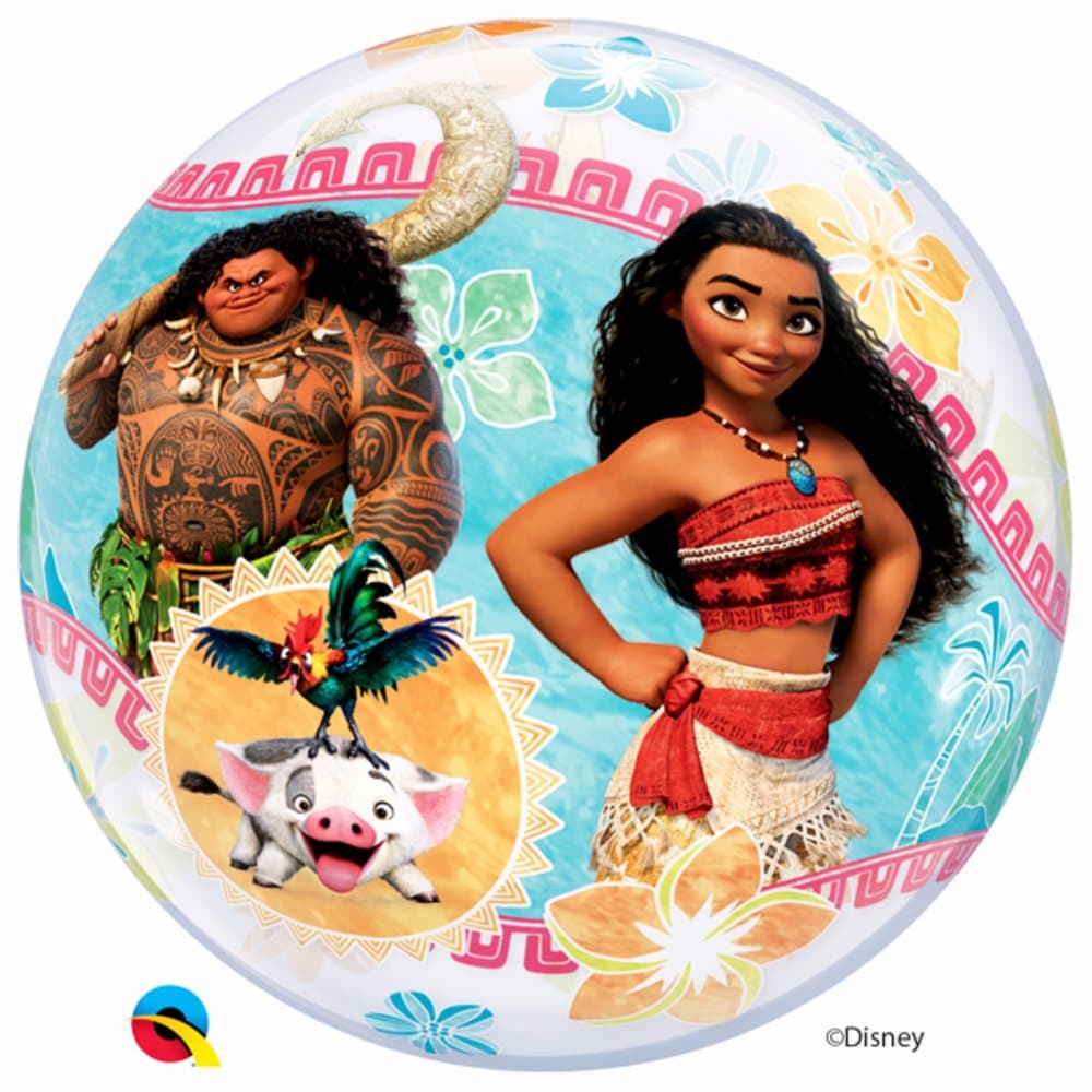 Qualatex Disney Moana Single Bubble Balloon