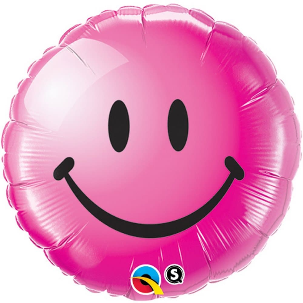 Qualatex 18 Inch Smiley Face Round Foil Balloon