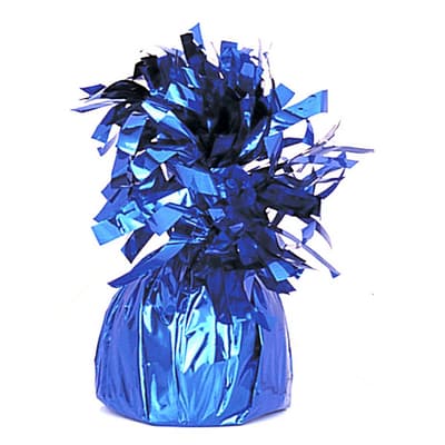 Unique Party Royal Blue Foil Tassels Balloon Weight