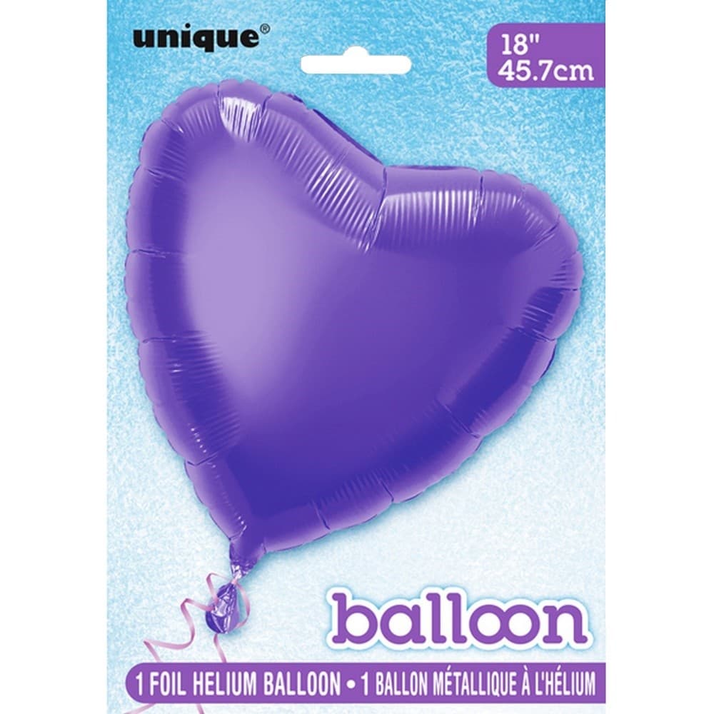 Unique Party Heart Foil Balloon (Pack Of 5)