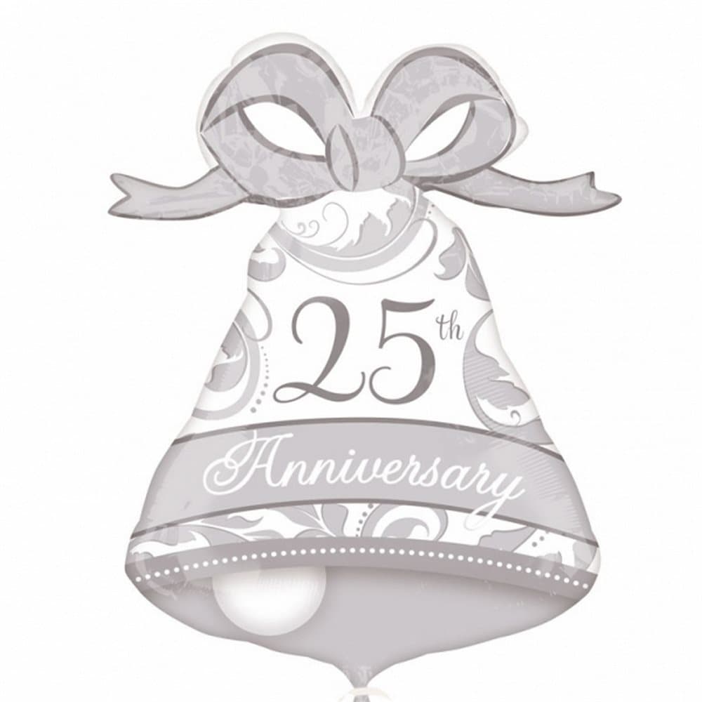 Amscan Supershape Elegant 25th Anniversary Balloon