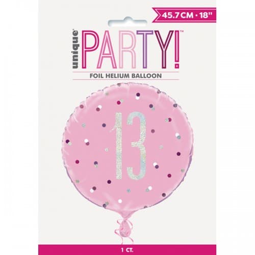 Unique Party Glitz Prismatic Age Foil Balloon
