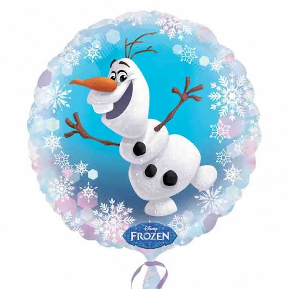 Anagram Disney Frozen Olaf 18 Inch Circular Foil Balloon