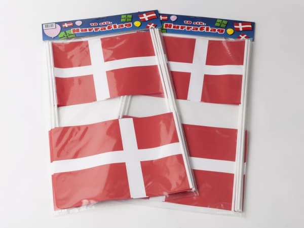 Flag papir på pind 20x27cm (10 stk.)
