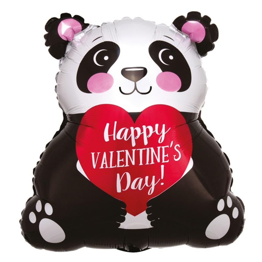 Anagram Valentines Day Panda Foil Balloon