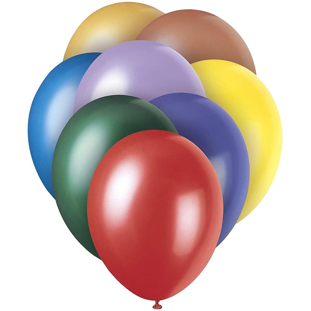 Unique Pearlised Balloons (Pack of 8)
