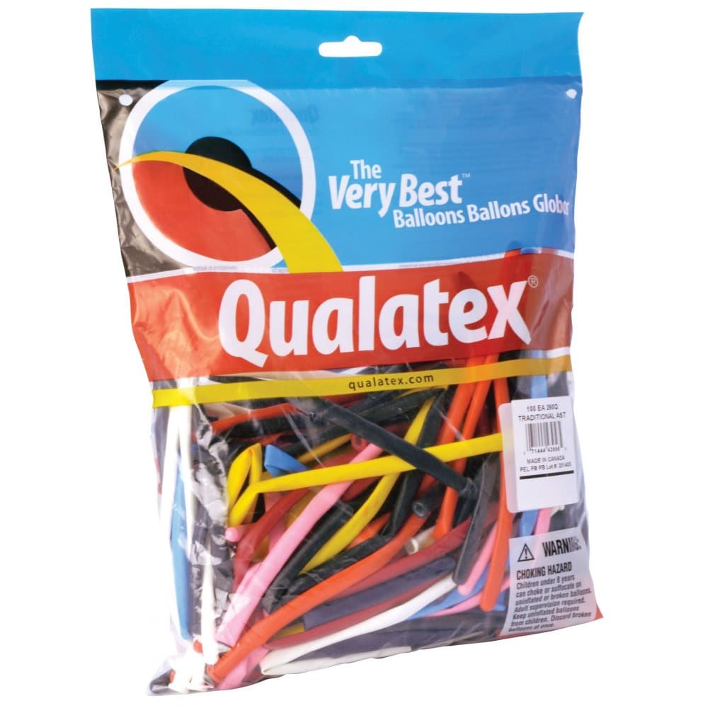 Bristol Novelty Modelling Qualatex Balloons (Pack of 100)