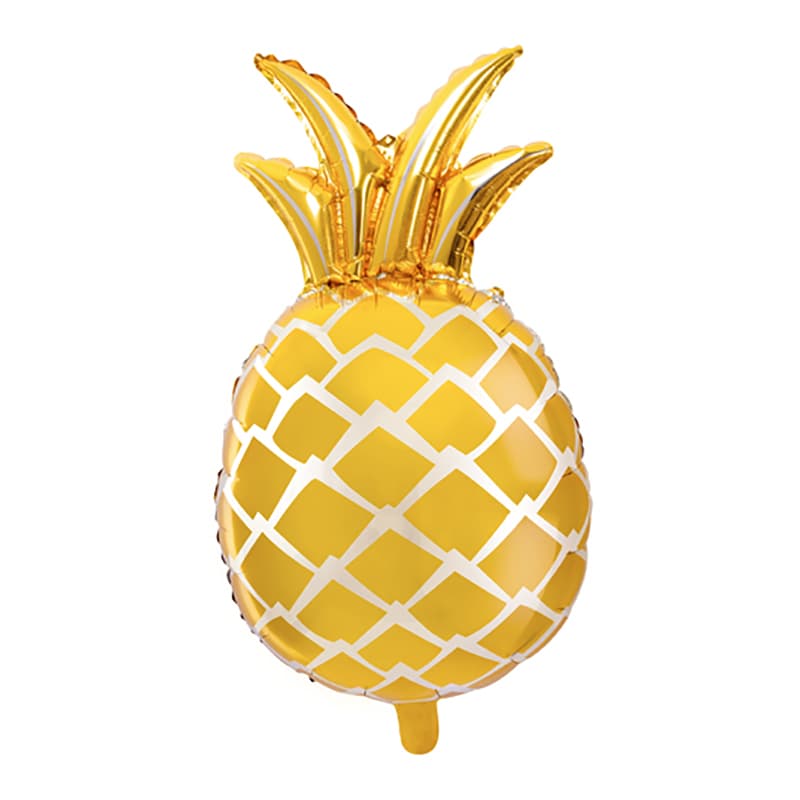 Folieballon Ananas Guld