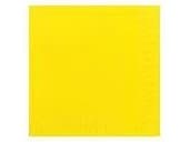 Duni Napkin 3-ply 33x33cm yellow 50/p (PP0391)